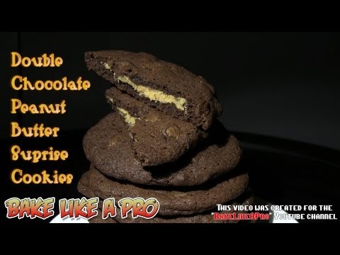 Double Chocolate Peanut Butter Surprise Cookies Recipe