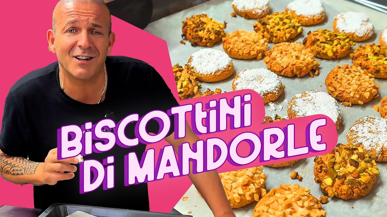 SOLO 3 INGREDIENTI per dei biscotti alle mandorle perfetti - SENZA FARINA E LATTOSIO