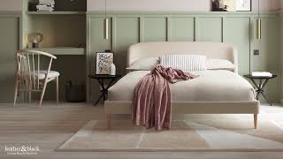 Cambourne Bed Feather & Black