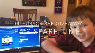 100 SUBSCRIBER GIVEAWAY July 12, 2020