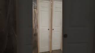 INTERIOR DOOR 18 X 80 COLONIST 3 PANEL (6-PANEL) TEXTURED PRIME COMPOSITE SINGLE PREHUNG