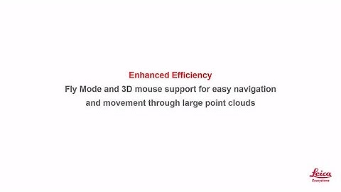 Leica Cyclone: Fly Mode with 3D Mouse Support