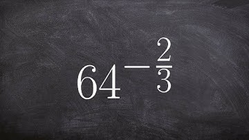 Simplifying an exponent with a negative rational power