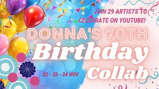 DONNAS BIRTHDAY COLLAB TRAILER
Join myself and 28 other artists for this special three day birthday celebration for Donna of Its Art by Donna to show our gratitude for everything she does for out fluid art community. DONNAS BIRTHDAY COLLAB TRAILER