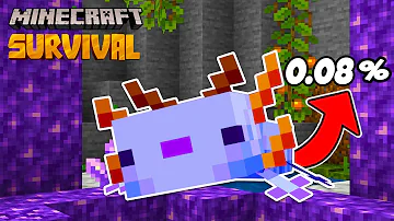 ¿Es raro un axolotl cian en Minecraft?