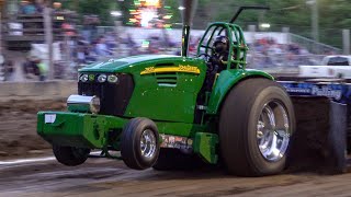 Tractor Pull 2023: Battle Of The Bluegrass Hot Farm Tractors. Nashville, Indiana.