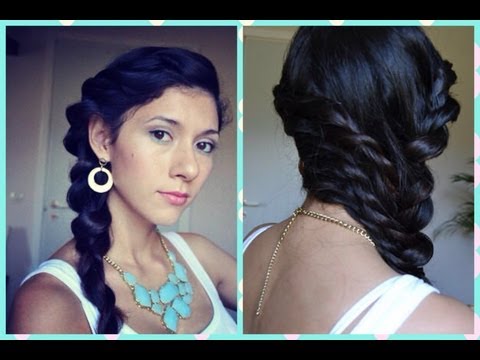 ПРИЧЕСКА для средних и длинных волос.Twist & Rope Braid ПРИЧЕСКА для средних и длинных волос.Twist & Rope Braid