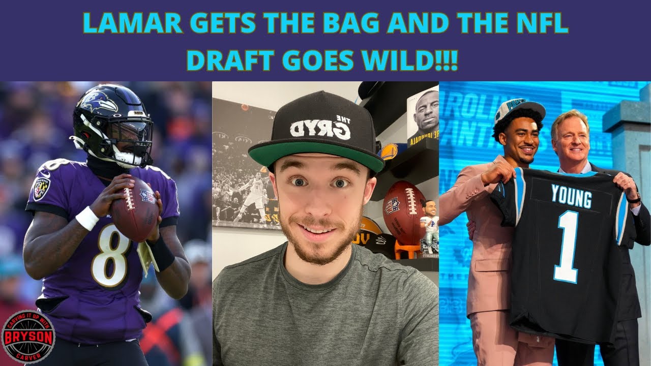 Lamar Gets the Bag, the NFL Draft Goes Wild, and Aaron Rodgers Press Conference