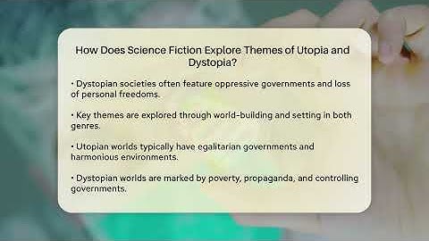 How Does Science Fiction Explore Themes of Utopia and Dystopia? - The SciFi Reel