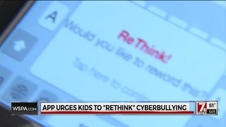 Teen creates anti-bullying app 'ReThink' screenshot 2