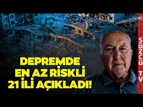 Prof. Dr. Övgün Ahmet Ercan Deprem Riski En Düşük 21 İli Canlı Yayında Anlattı