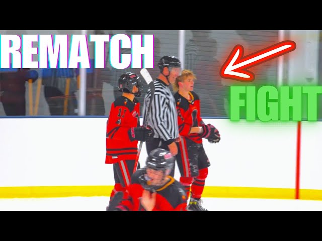 THE REMATCH FOR 1st PLACE GOT HEATED!!!  HOCKEY GAME DAY class=