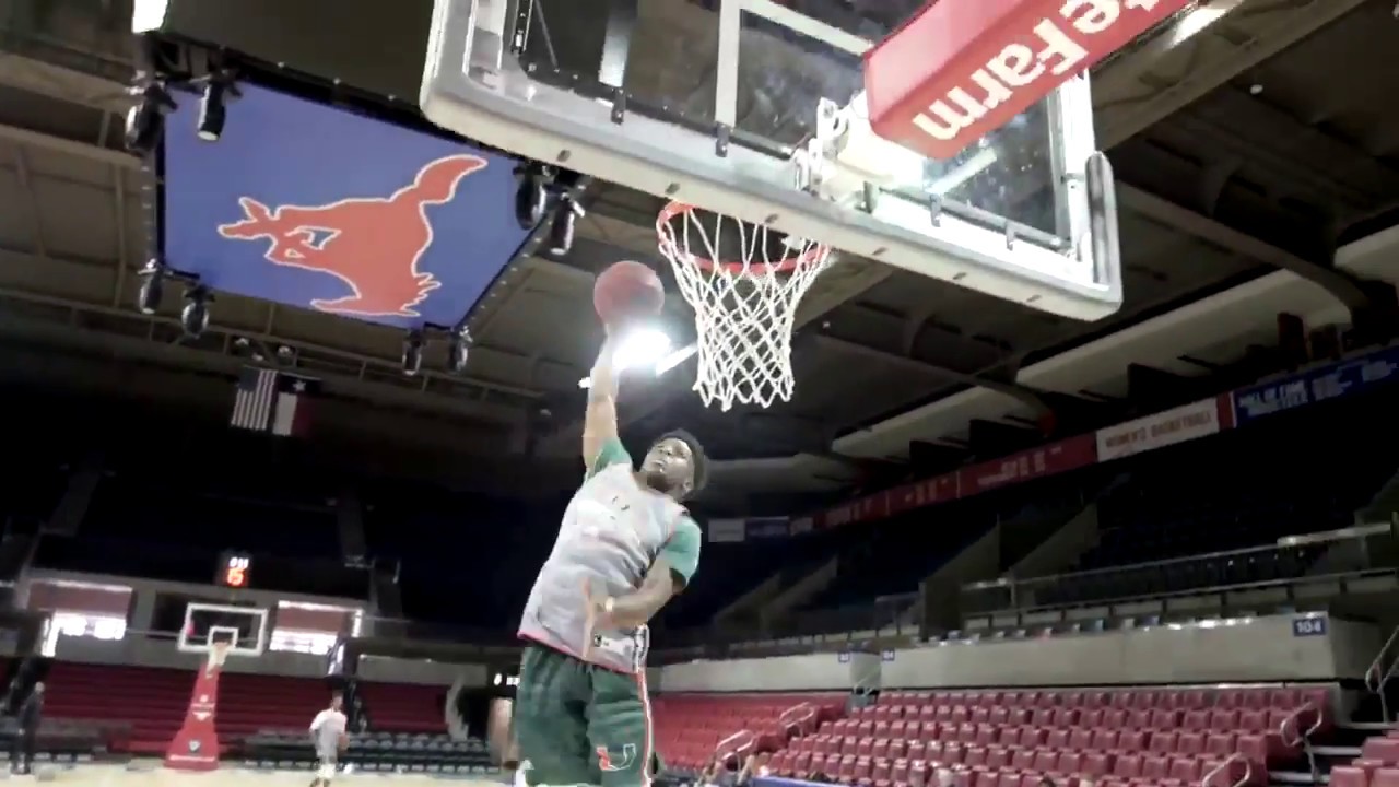 Canes Hoops | Chris Lykes Dunk | 3.14 