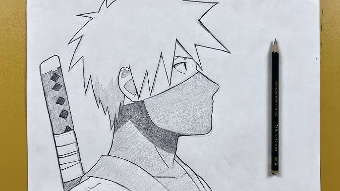 How to Draw Kakashi Hatake — Naruto Manga  Hidden Drawing Techniques -  Yubi Art - Medium