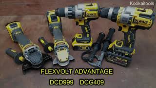 ซื้อทีเดียวจบ เหลือดีกว่าขาด เครื่องมือ Flexvolt Advantage DCD 999 DCG 409