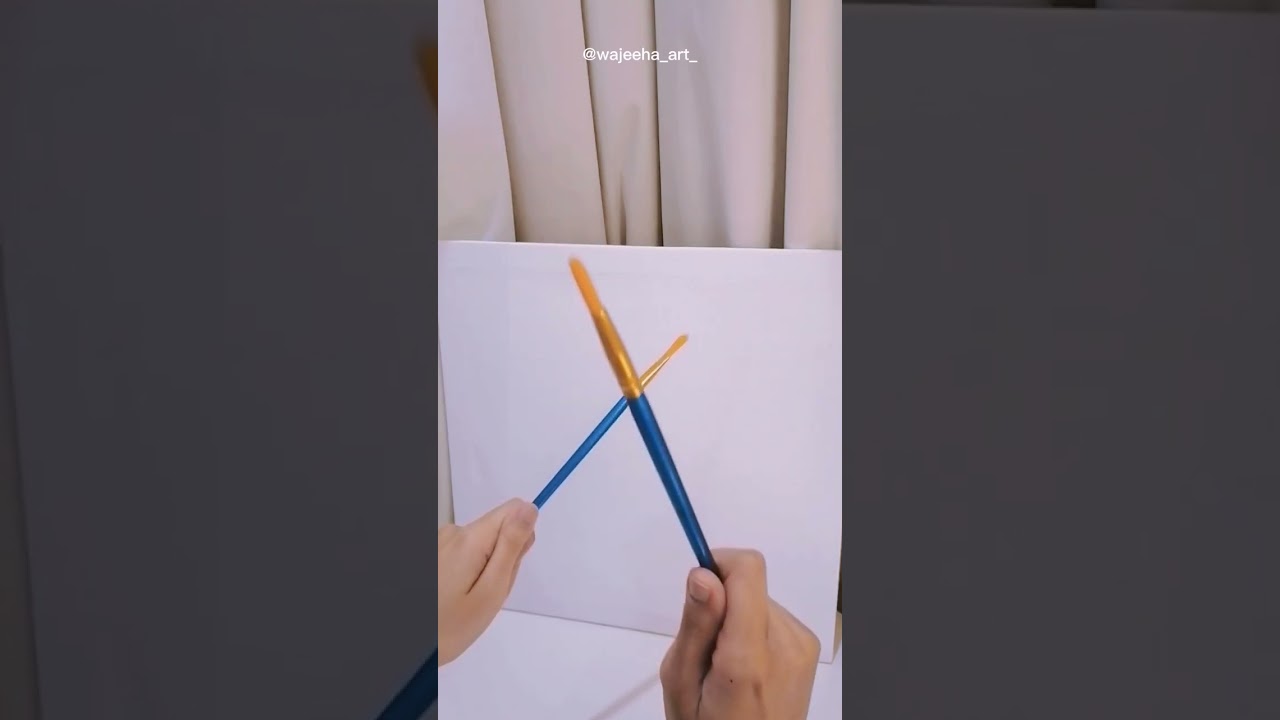 snowfall Painting |        Hello January❄️☃️😍❄️| Wajeeha art