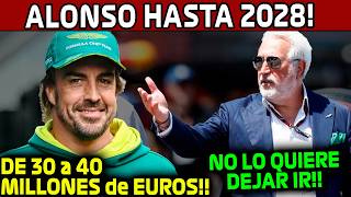 Alonso No Se Retira De La F1!! Renovara Hasta 2028!! Contrato Millonario Con Aston Martin!! F1 2026