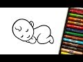 Easy baby drawing step by step baby drawing easy drawing