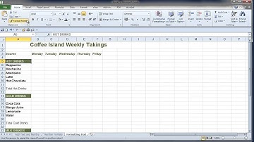Video Tip: Format Painter in Excel 2010