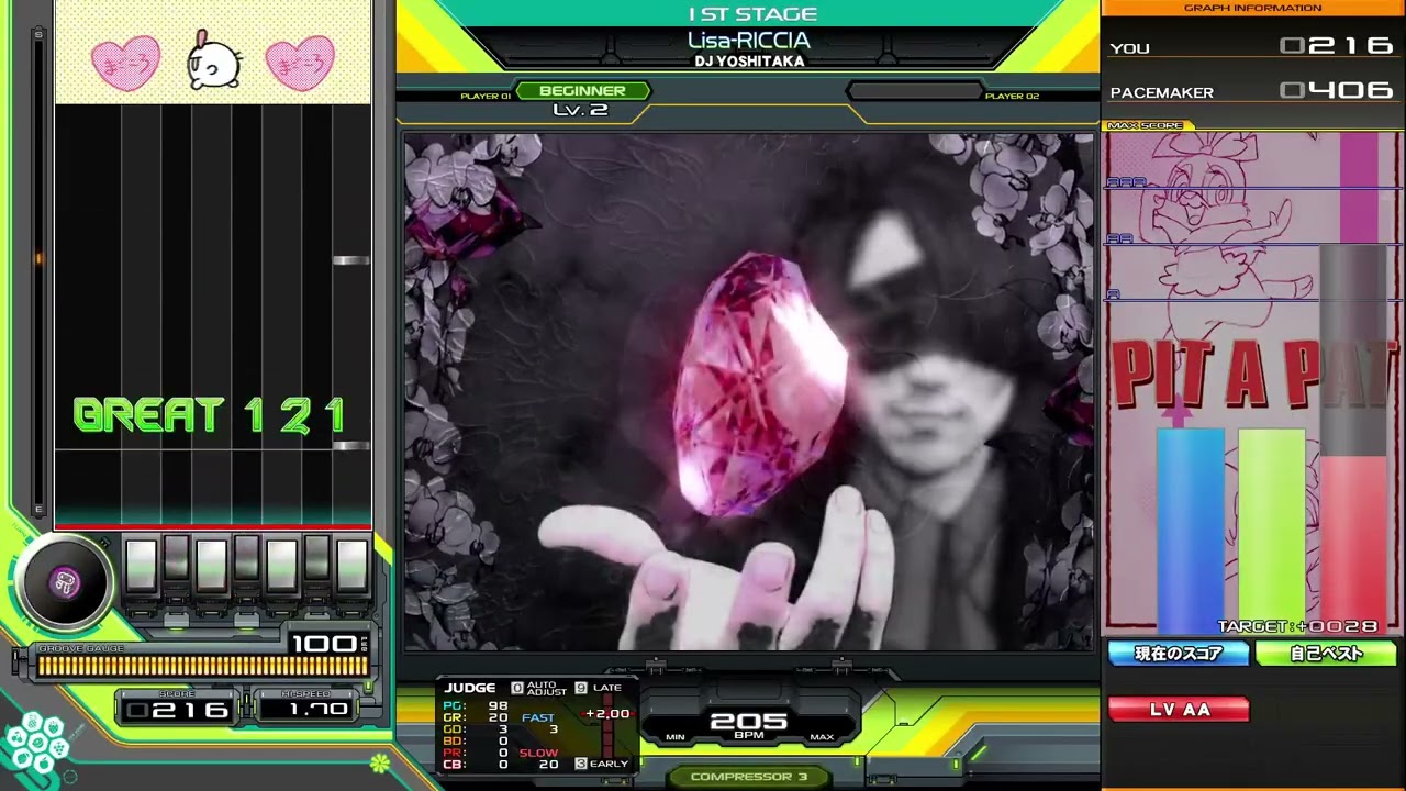 beatmania IIDX 33 Sparkle Shower】Lisa-RICCIA / DJ YOSHITAKA【SP