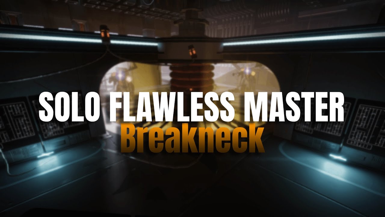 Solo Flawless Master Breakneck - Campaign (Season of Defiance)
