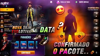 DATA DO TÊNIS ANGELICAL, PRÓXIMO OURO ROYALE, NOVO SKIN QUE MUDAR DE COR, HYPADO E MAIS - FREE FIRE