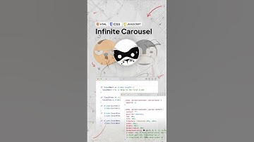 Lets make a infinite carousel with javascript now! see the demo #coding #javascript #carousel