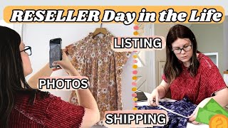 Day in my Life as a RESELLER! What I do EVERYDAY to make money reselling clothes online for profit!