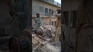 How to remove pulley dynamo #ytshorts #rockcrusher #limestone