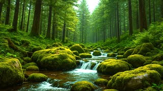 Download Lagu Amazing Forest Stream and Birdsong, Relaxing Nature Sounds for Sleep \u0026 Stress Relief, ASMR MP3