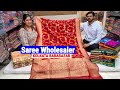 Kolkata silk saree wholesaler  ambika saree centre barabazar  saree wholesale market in kolkata