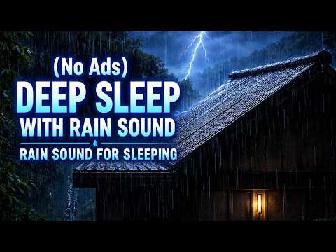 (No Ads) Deep Sleep with Rain Sound | Rain Sound for Sleeping