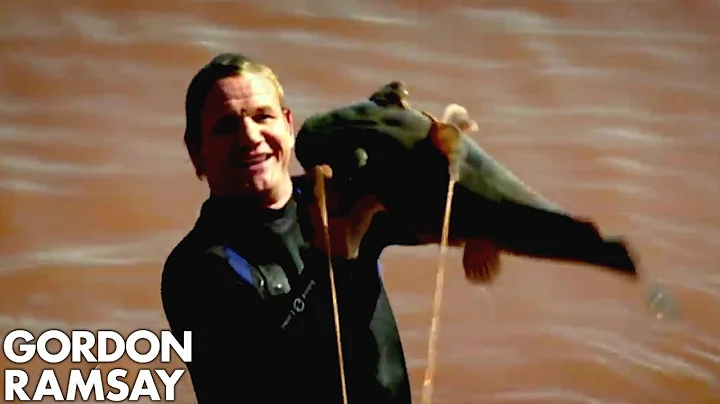 Gordon Ramsay na pesca do Catfish Selvagem em Oklahoma