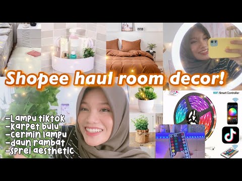 SHOPEE HAUL LAMPU NEON LUCU!! BIKIN DEKORASI KAMAR LEBIH AESTHETIC. 