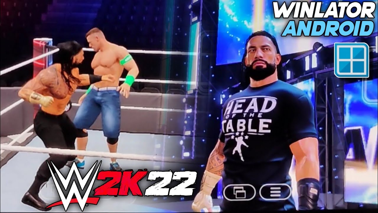 WWE 2K22 on Android Winlator 9.0 Gameplay Test Snapdragon 8s Gen 3