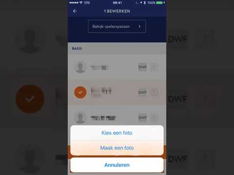 KNVB wedstrijdzaken app - Teammanager