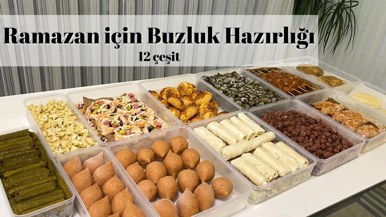 Ramazan Öncesi 12 Çeşit Buzluk Hazırlığı | Sahur & İftar İçin Kurtarıcı Tarifler #buzluktarifleri 