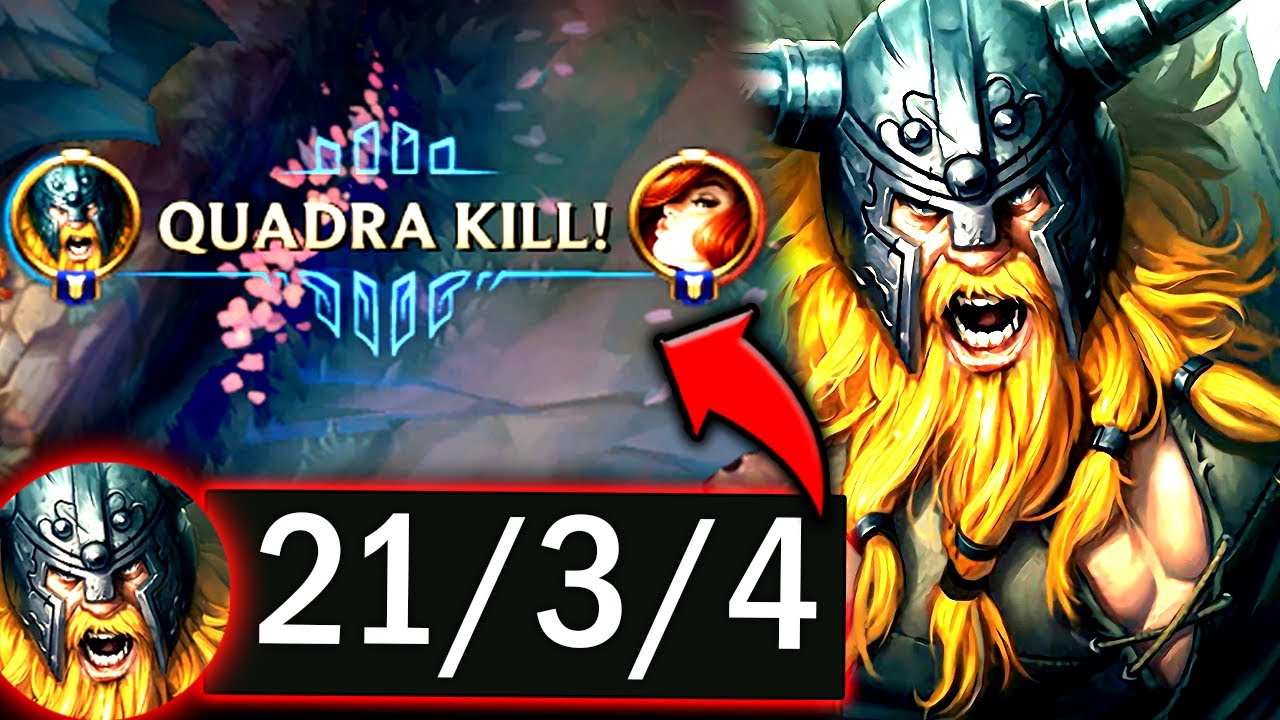 OLAF TOP IS VERY BROKEN IN THIS CURRENT STATE (1V5 WITH EASE) - 2025 Olaf TOP Gameplay Guide