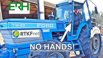 CHCNAV AUTOSTEER INSTALL On The FORD TW25 - ERH SERVICES - RTKFnet