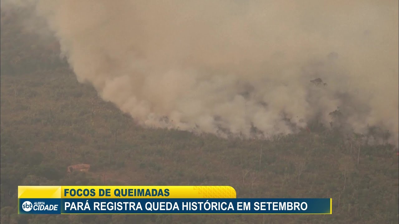FOCOS DE QUEIMADAS: PARÁ REGISTRA QUEDA HISTÓRICA EM SETEMBRO
