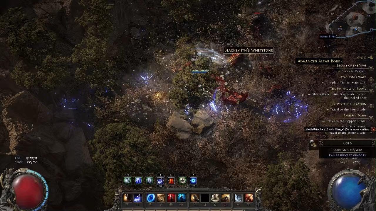 Path of Exile 2 Beta_Monk Invoker Map Run - YouTube