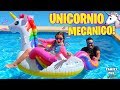 RETOS Y JUEGOS EN LA PISCINA 🌊con un HINCHABLE GIGANTE!