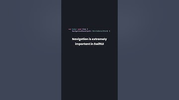 SwiftUI Navigation Intro #swift #coding