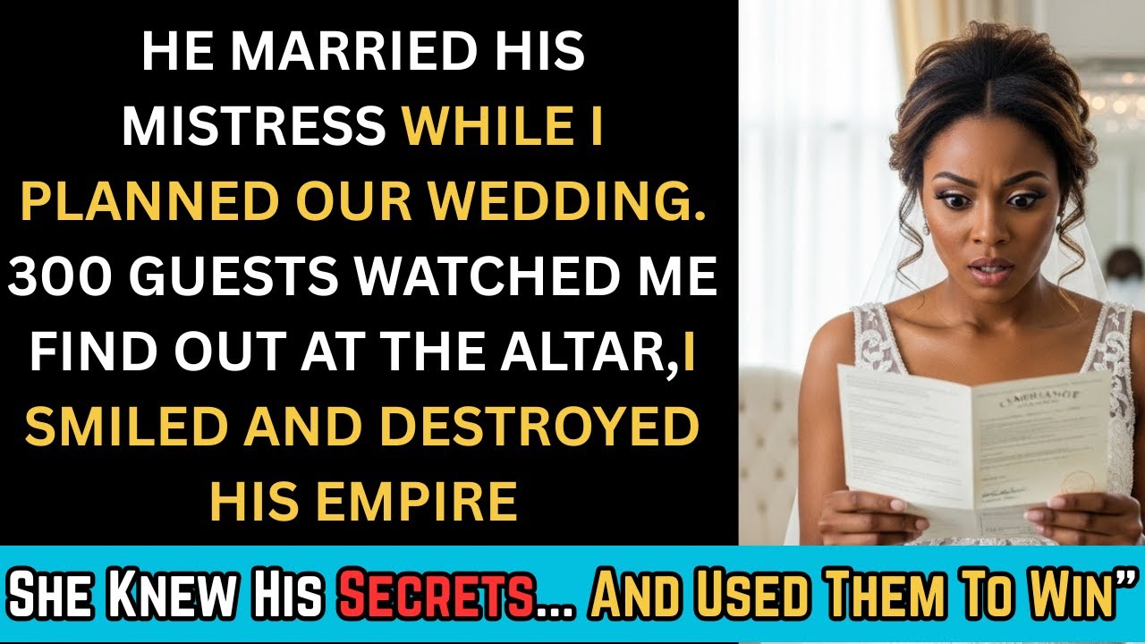 Wedding day, but Billionaire CEO registered marriage with his mistress, Girl left smiling, everyone