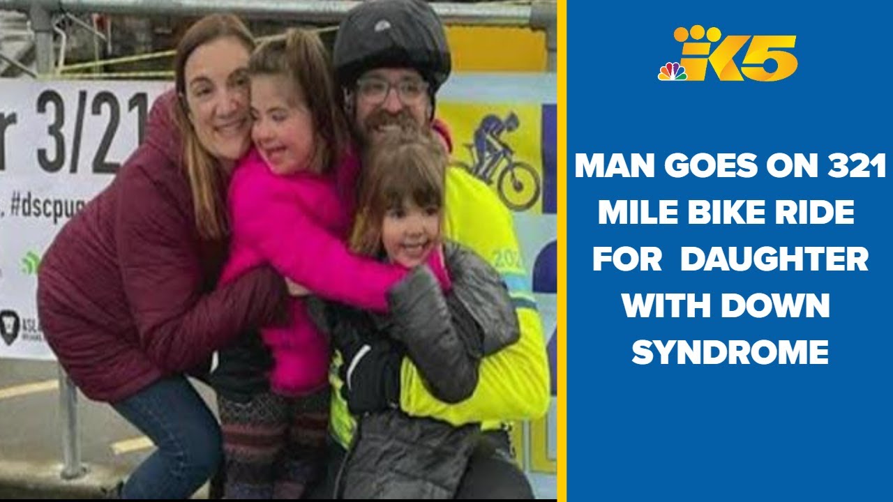 Father rides 321 miles from Bellingham to Portland for daughter with Down syndrome