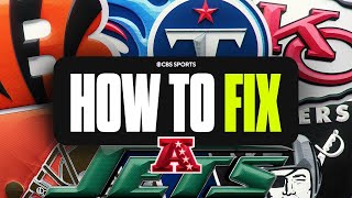 How to FIX eliminated AFC teams: Chiefs, Bengals, Raiders, Titans, Browns, & Jets 👀