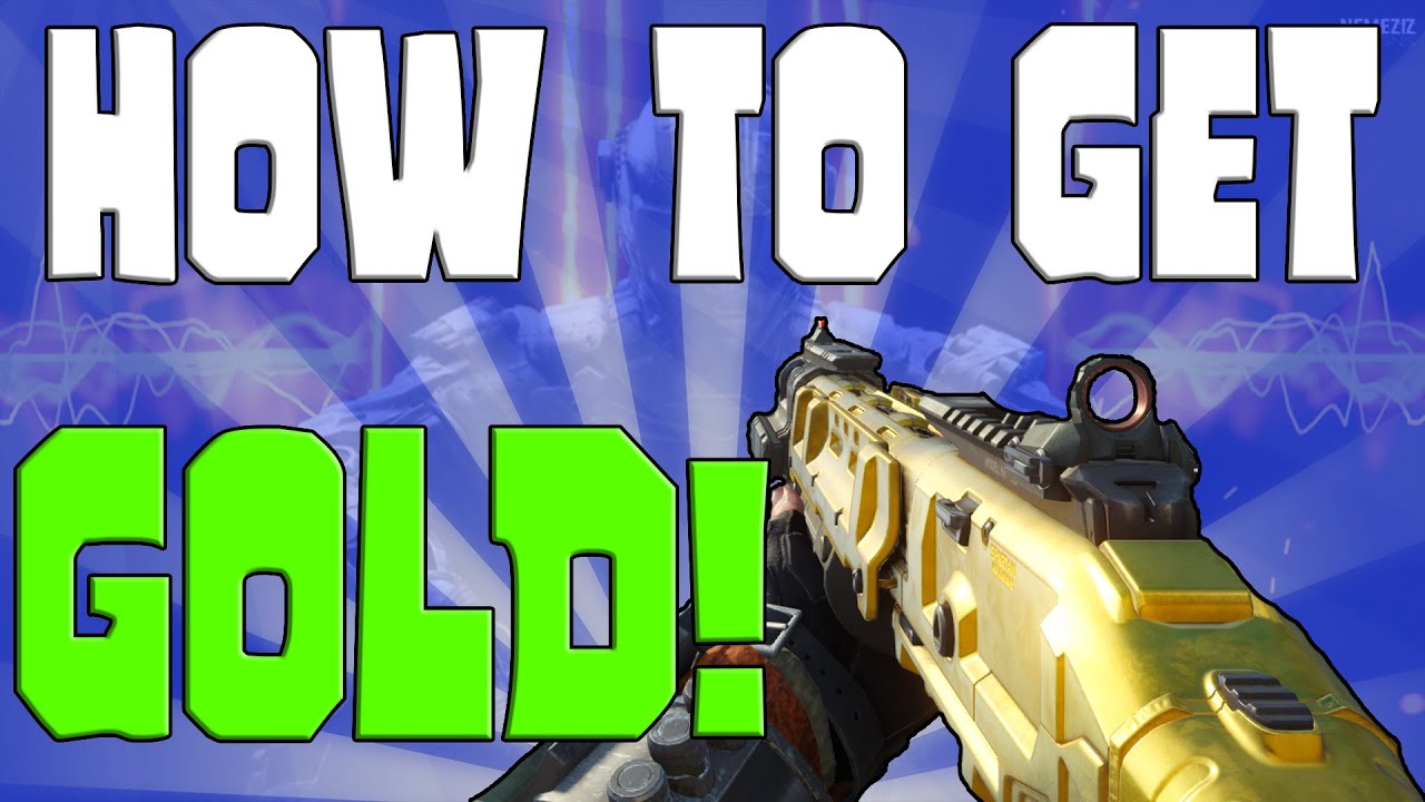 BLACK OPS 3 "GOLD CAMO" "Gold KRM262" How to get gold! YouTube