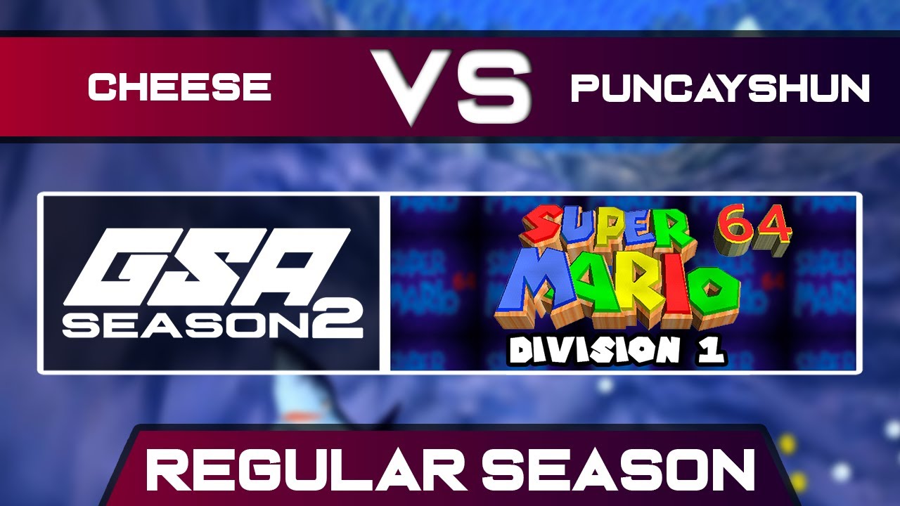 CLG cheese vs puncayshun | Regular Season | GSA SM64 70 Star Speedrun League D1 Season 2