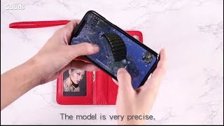 Guuds New Retro Greek Detachable Magnetic PU Leather Wallet Phone Case Cover screenshot 5