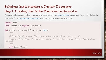 How to Efficiently Clear lru_cache in Python at Defined Intervals